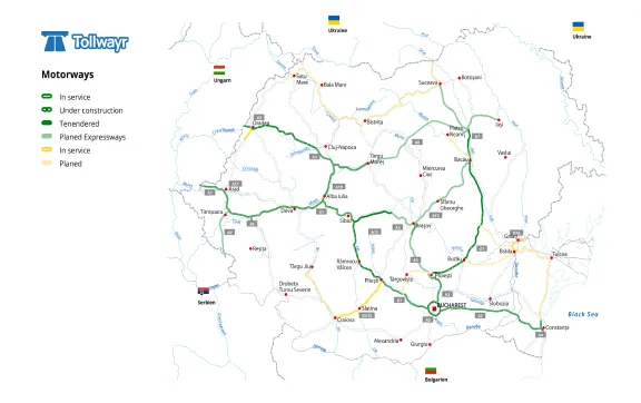 Romania-map