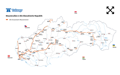 Slovak motorways and expressways that require tolls